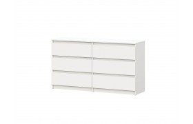 Комод с ящиками 1,38м Денвер, белый