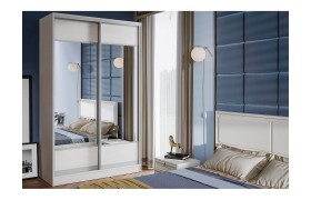 Шкаф-купе Тринити 9 1,35 м, Сандал светлый