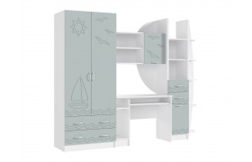 Стенка в гостиную Юниор-2, Шарли Бриз, Белый