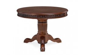 Кухонный стол Коул орех коричневой патиной деревянный