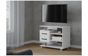 Тумба под телевизор узкая 011 (2я), белый