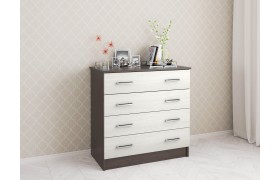 Комод длинный Катрин 3, венге/ясень анкор светлый