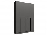 Шкаф Мадрид (1,6) без зеркала графит серый недорого