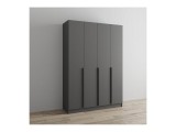 Шкаф Мадрид (1,6) без зеркала графит серый от производителя