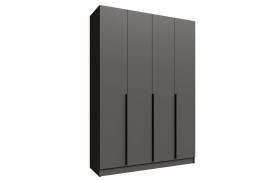 Шкаф Мадрид (1,6) без зеркала графит серый