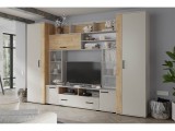 Стенка в гостиную Оскар-18 ОГЦС-2, Кашемир, Дуб крафт золотой распродажа