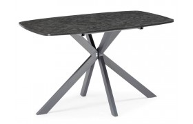 Кухонный стол Кортез 116(160)x77 раздвижной малави / серый деревянный