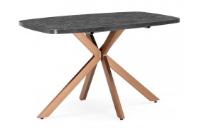 Кухонный стол Кортез 32 116(160)x77 раздвижной малави / медь деревянный