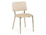 Armond beige / gold Стул на металлокаркасе недорого