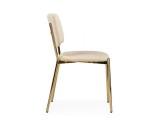 Armond beige / gold Стул на металлокаркасе фото
