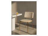 Armond beige / gold Стул на металлокаркасе недорого