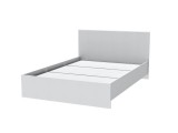 Кровать арт.017 (Настил) 1,6м - Белый (Скос) недорого