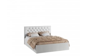 Двуспальная кровать Модена 160 (МКР-1) Ясень анкор светлый, ортопед