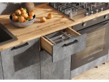 Кухня Рио NEW ЛДСП 2,2/900м (490), Компановка №2, Бетон светлый/ от производителя