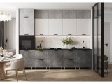 Кухня Рио NEW ЛДСП 3,0м/1080м (490) Компановка №3, Бетон светлый купить