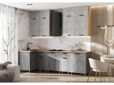 Кухня Рио NEW 1,0х2,6м/1080м (490), Компановка №3, Дуб крафт/Бет распродажа