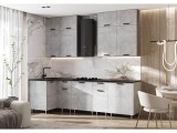 Кухня Рио NEW 1,0х2,6м/1080м (490), Компановка №3, Графит/Бетон  распродажа