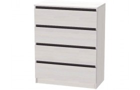 Комод Кэт-1 4-Ящика, Ясень анкор светлый/Графит