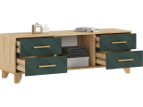 Ирис Тумба ТВ 1500, Браш Мени Грин/Дуб Крафт от производителя