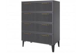 Комод Толедо ТК-20 графит серый