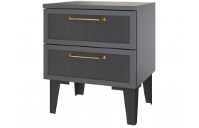 Прикроватная тумба Толедо ТТ-20 графит серый