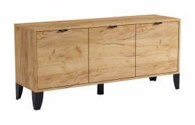 Тумба под телевизор Гира для ТВ-техники ГТ-1 дуб крафт золотой