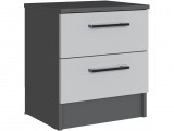 Тумба прикроватная Вегас, Графит серый/Крафт серый недорого