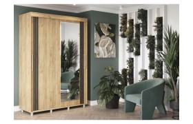 Шкаф-купе Форест 2000, крафт золотой