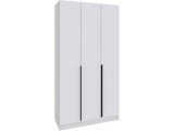 Шкаф Мадрид, композиция 8, Белый/Графит серый фото