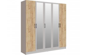 Шкаф Вегас 2000, Кашемир/Дуб крафт золотой