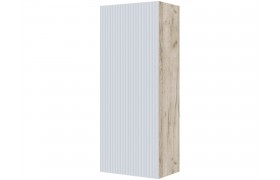 Шкаф навесной Сириния, Дуб крафт серый/Светло
