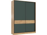 Шкаф-купе 1800 Роджина, Дуб крафт/Изумрудный недорого