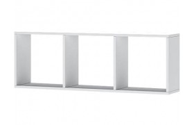 Полка навесная 1100 Бриз ЛДСП, Белый