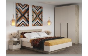 Спальня Модульная БОХО, композиция 2