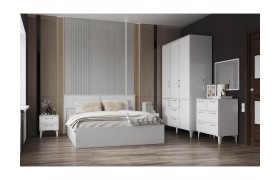 Спальный гарнитур Модульная Толедо, композиция 1, Белый