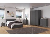 Модульная Спальня Толедо, Графит серый недорого