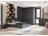 Модульная спальня Марвэл, Графит/Браш графит недорого