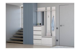 Вешалка Кэт-1 2, Ясень анкор светлый/Графит