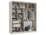 Шкаф-купе Элегант №8 2,0 м, Дуб крафт серый купить