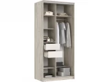 Шкаф-купе Альянс 1,0м, Крафт серый/Кашемир купить