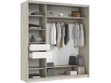 Шкаф-купе Альянс 2,0м, Крафт серый/Кашемир купить