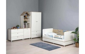 Детская стенка Эйп 1 Белый/Дуб