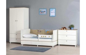 Детская стенка Эйп 2 Белый/Дуб