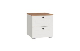 Прикроватная тумба Остин 16.152 белый/дуб золотой