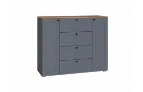 Комод Остин 16.221 Серый графит/Дуб Вотан