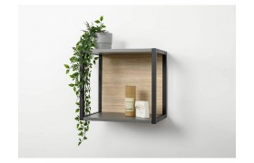 Полка навесная Марвэл 16.487 Темно-серый,Плэйн