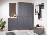 Прихожая Остин 1 Серый графит/Дуб Вотан недорого