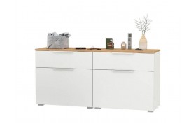 Прихожая Октава 13 Белый шагрень/Дуб золотой