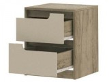 Тумба прикроватная Гавана, Крафт серый/Кашемир купить