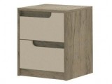 Тумба прикроватная Гавана, Крафт серый/Кашемир недорого